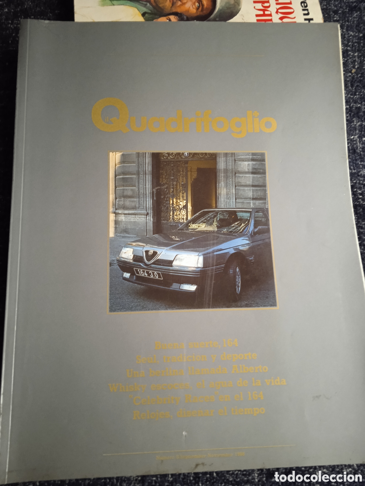 Coches: QUADRIFOGLIO N&ordm; 8. SEPTIEMBRE-NOVIEMBRE 1988 - Especial Alfa Romeo 164