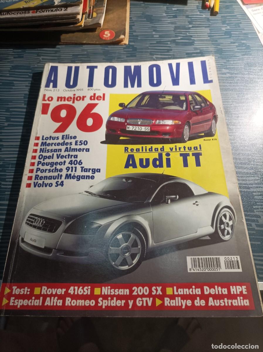 Coches: AUTOM&Oacute;VIL, FORMULA 1:G.P DE B&Eacute;LGICA E ITALIA,NUM.213, OCTUBRE 1995,VER FOTOS,LEER.