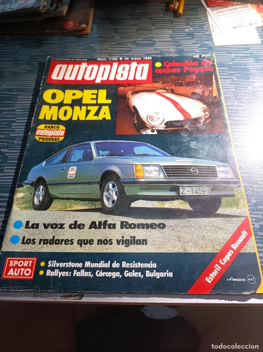 Autos: AUTOPISTA,PRECIOS DE COCHES NACIONALES USADOS,N.1196, MAYO,1982,VER FOTOS,LEER.