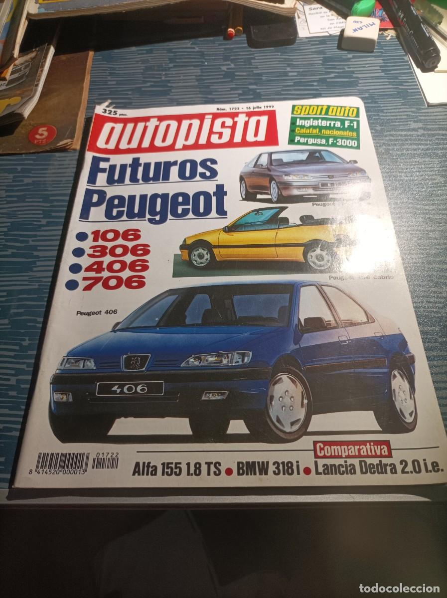 Autos: AUTOPISTA,NUM.1722,JULIO 1992,CARRERAS EN CALAFAT,VER FOTOS,LEER.