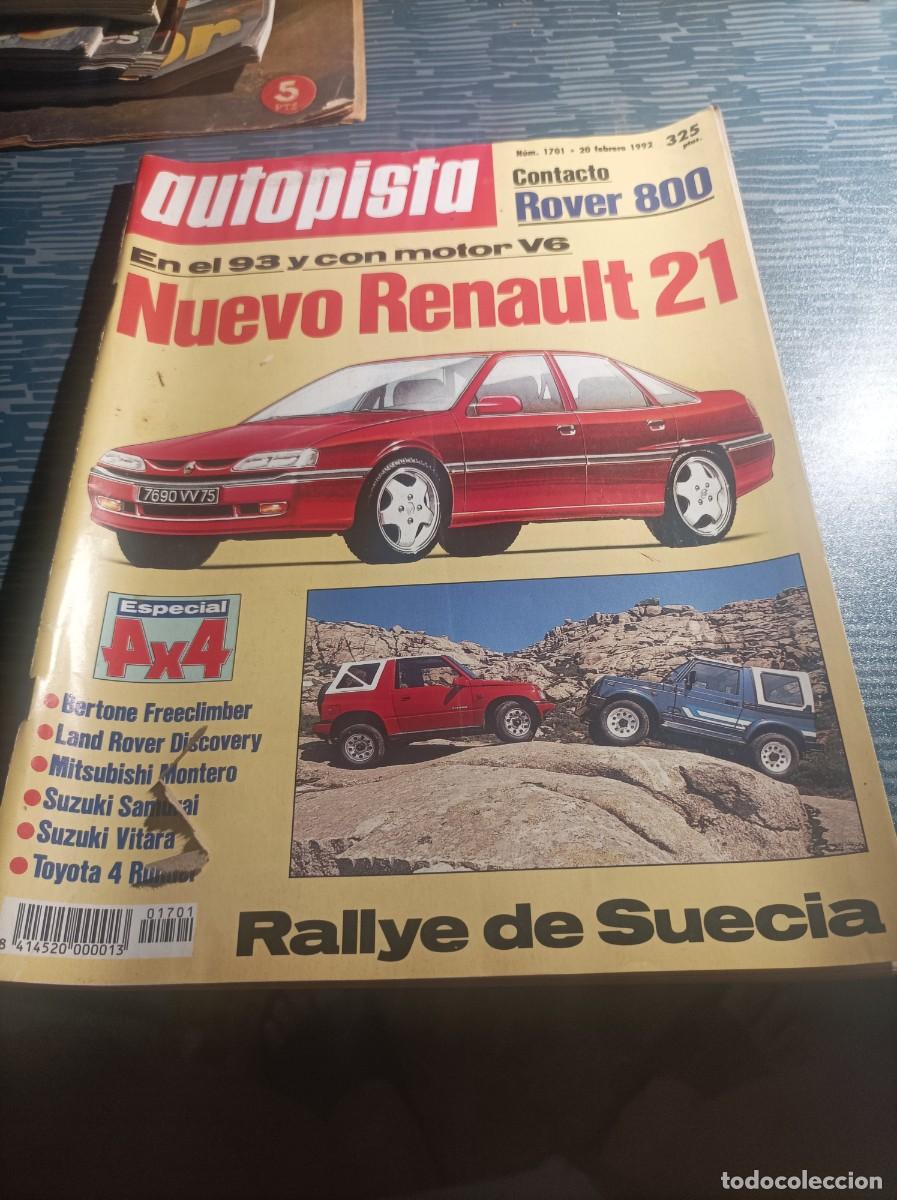 Autos: AUTOPISTA,N.1701, FEBRERO 1992,NUEVO RENAULT 21,VER FOTOS,LEER.