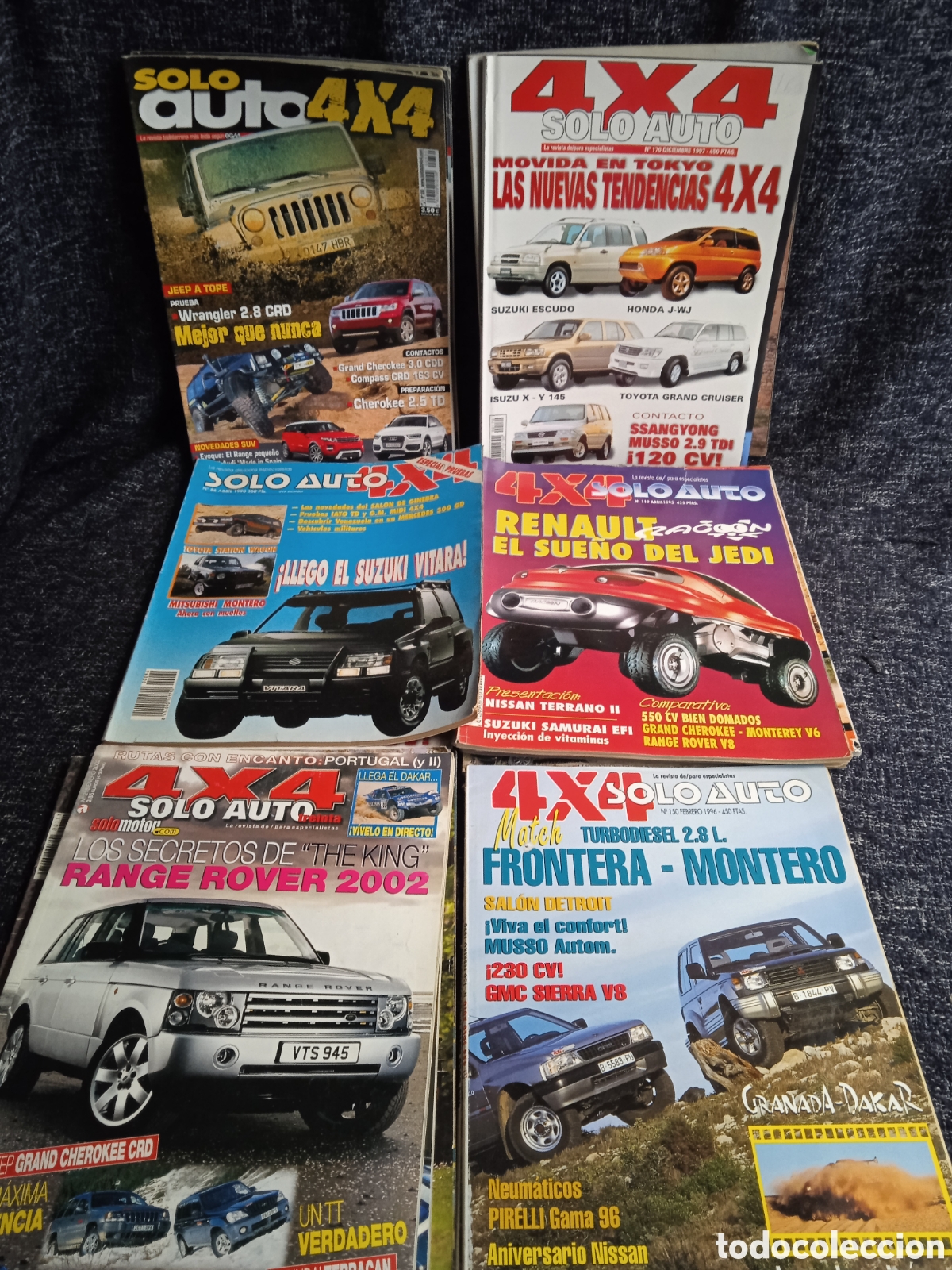 Autos: SOLO AUTO 4X4 LOTE DE 16 EJEMPLARES - TODOTERRENO