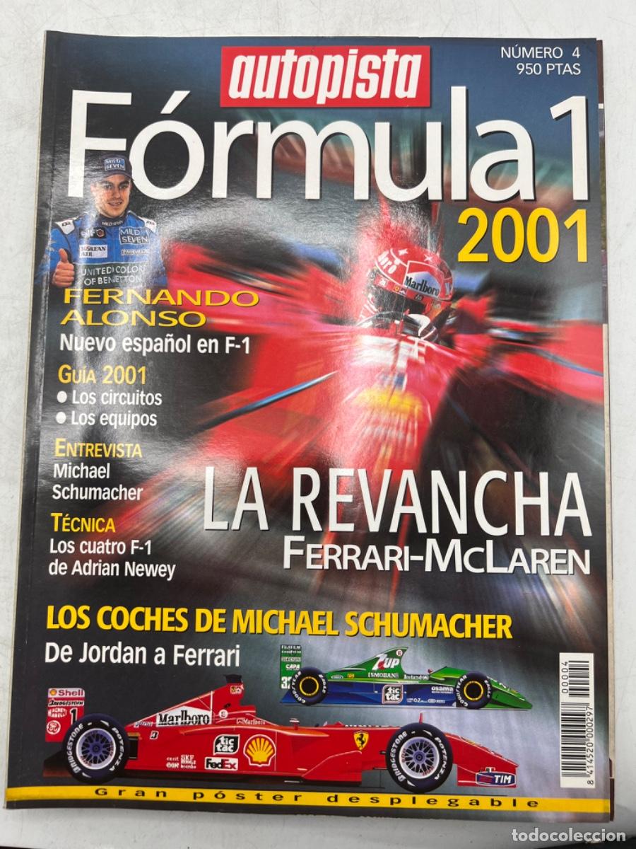 Coches: AUTOPISTA. FORMULA 1. N&deg;4. A&Ntilde;O 2001. LA REVANCHA FERRARI-MCLAREN. FERNANDO ALONSO.