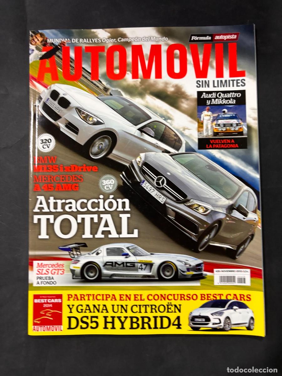 Coches: AUTOMOVIL. N&ordm; 428. A&Ntilde;O 2013. BMW M135I XDRIVE. MERCEDES SL GT3. AUDI RSQ3. ALFA ROMEO 4C. LEER
