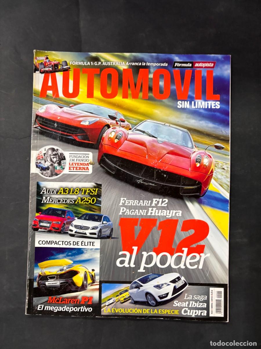 Voitures: AUTOMOVIL. N&ordm; 422. A&Ntilde;O 2013. AUDI A3 1.8 TFSI. MERCEDES A250. MCLAREN P1. FERRARI F12. LEER
