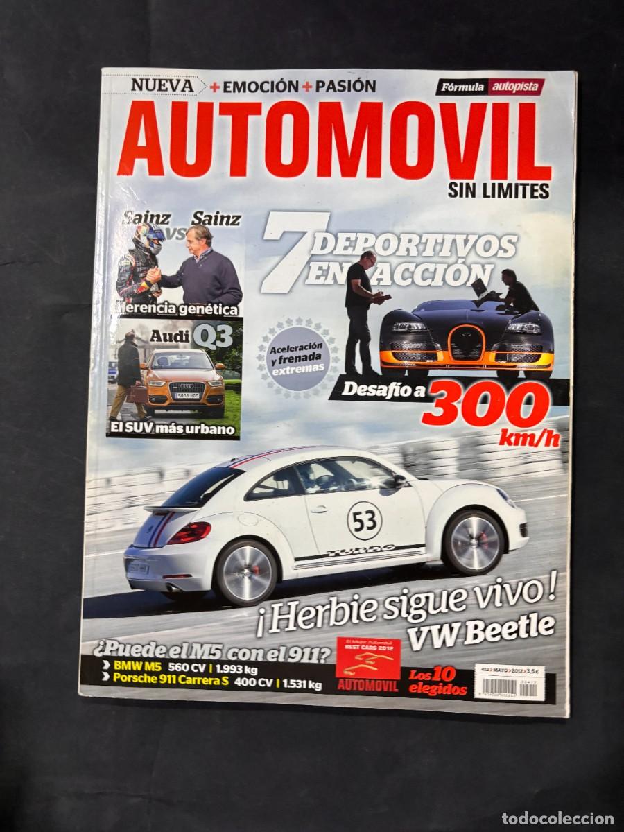 Voitures: AUTOMOVIL. N&ordm; 412. A&Ntilde;O 2012. VW BEETLE HERBIE. MERCEDES SL. VOLVO V40. HYUNDAI GENESIS. LEER