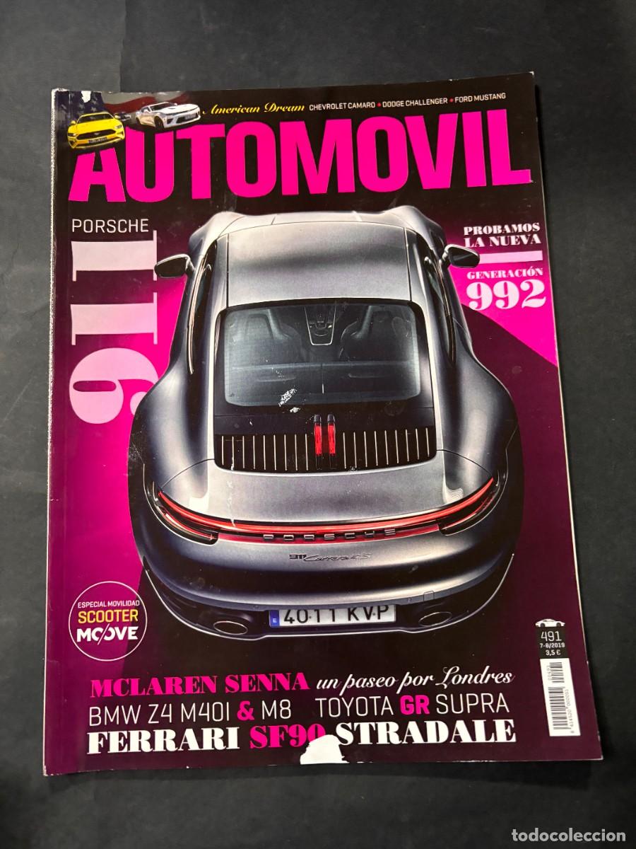 Coches: AUTOMOVIL. N&ordm; 491. A&Ntilde;O 2019. MCLAREN 600 LT SPIDER. BMW M8. FERRARI SF90. TOYOTA GR SUPRA. LEER