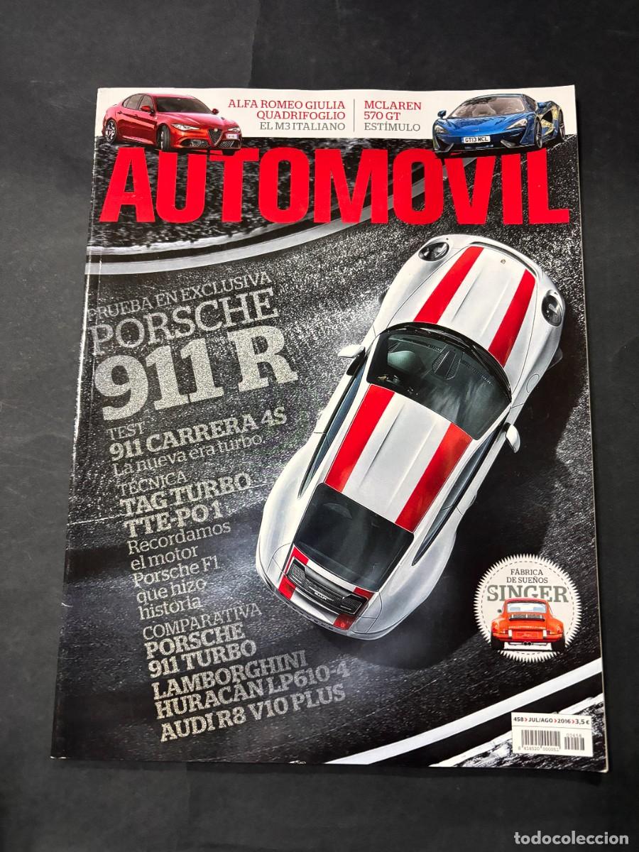 Coches: AUTOMOVIL. N&ordm; 458. A&Ntilde;O 2016. JAGUAR F-TYPE SRV. TOYOTA HILUX. ALFA ROMEO GIULIA QUADRIFOGLIO. LEER