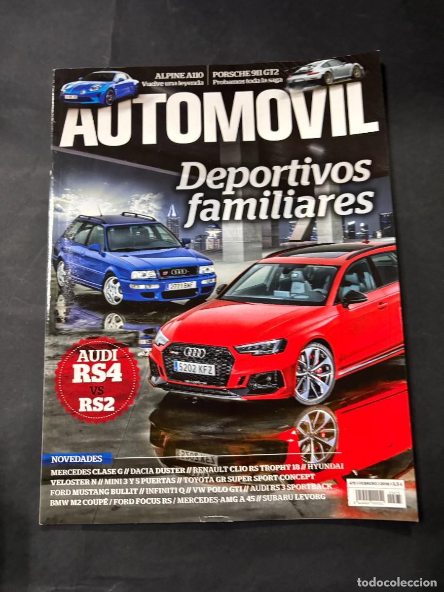Auto: AUTOMOVIL. N&ordm; 475. A&Ntilde;O 2018. ALPINE A110. VW POLO GTI. AUDI RS4 AVANT / RS2. AUDI S4 AVANT. LEER