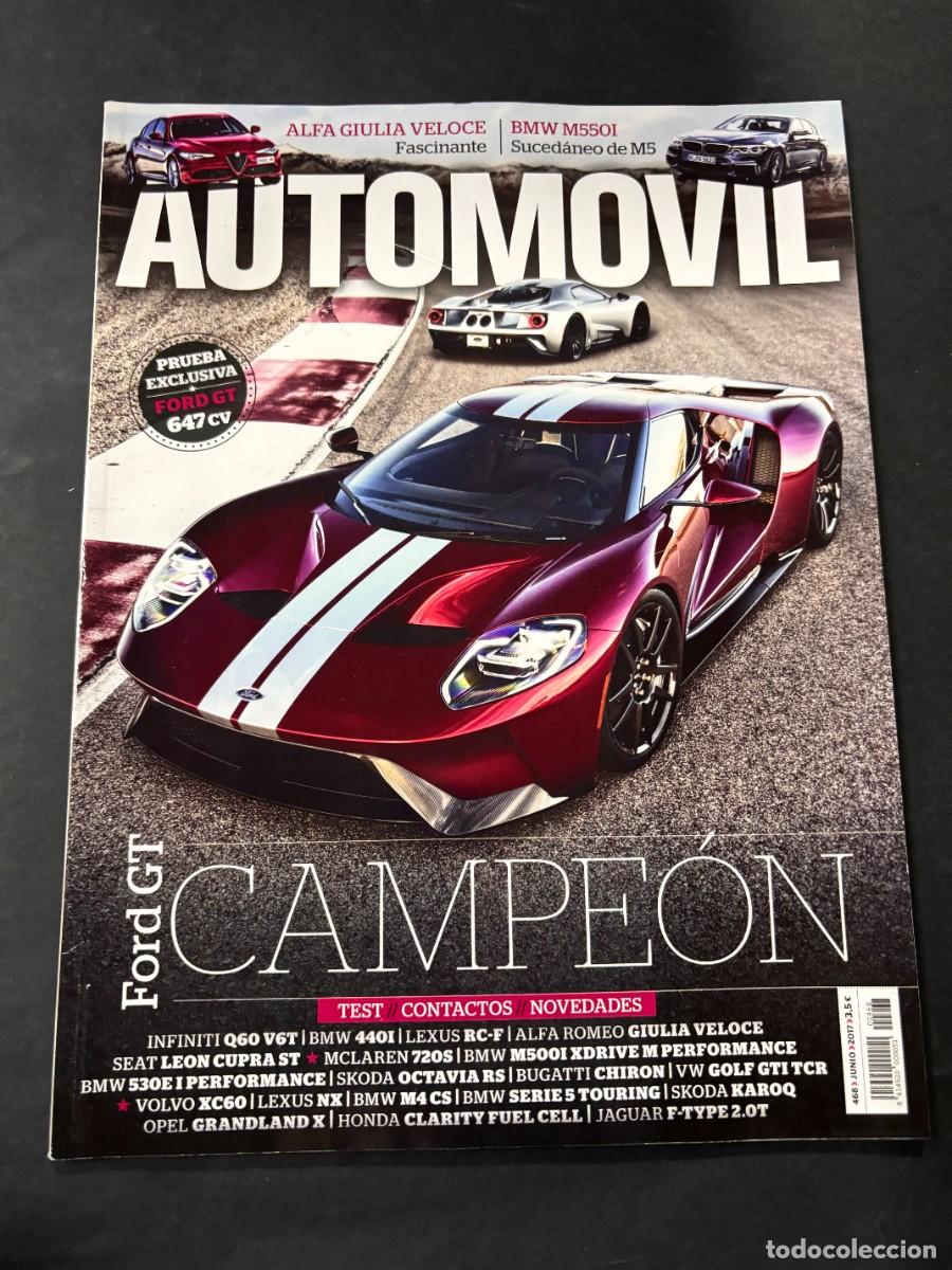 Coches: AUTOMOVIL. N&ordm; 468. A&Ntilde;O 2017. FORD GT. MCLAREN 720S. BMW M550IXDRIVE. SKODA OCTAVIA RS. LEER