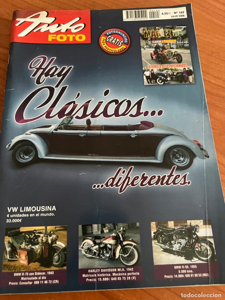 Auto: AUTO FOTO. N&deg; 143, A&Ntilde;O 2008. VW LIMOUSINA 4 UNIDADES EN EL MUNDO. BMW R-75 CON SIDECAR. HARLEY.