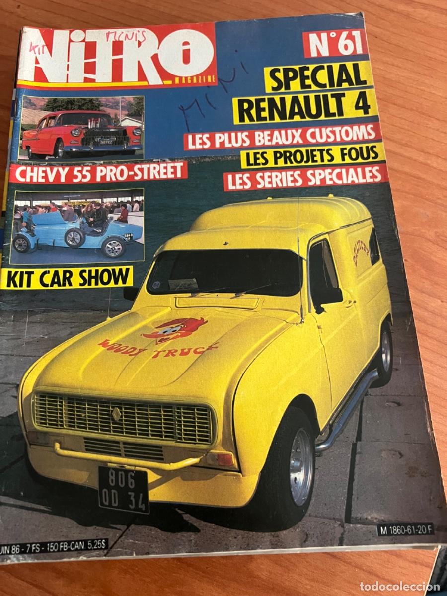 Carros: NITRO MAGAZINE. N&deg; 61, A&Ntilde;O 1986. RENAULT 4. LES PROJETS FOUS. KIT CAR SHOW. CHEVY 55 PRO-TREET.
