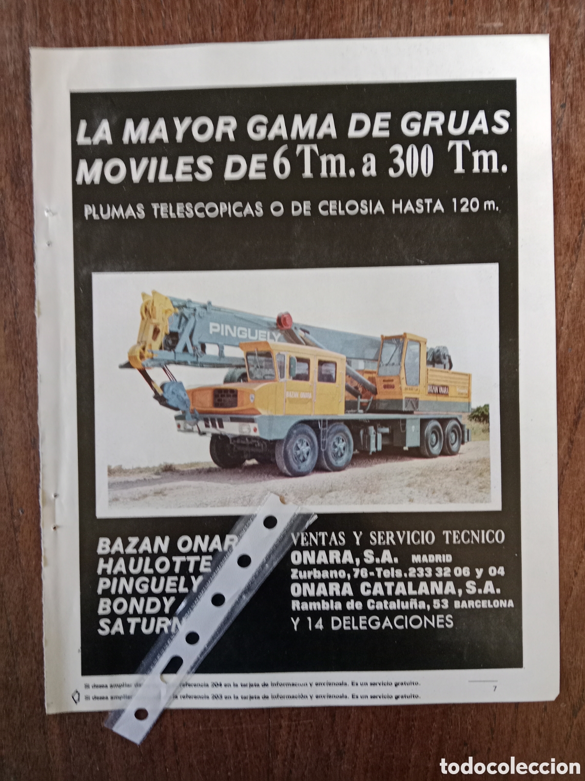 Auto: Publicidad cami&oacute;n gr&uacute;a pinguely grove