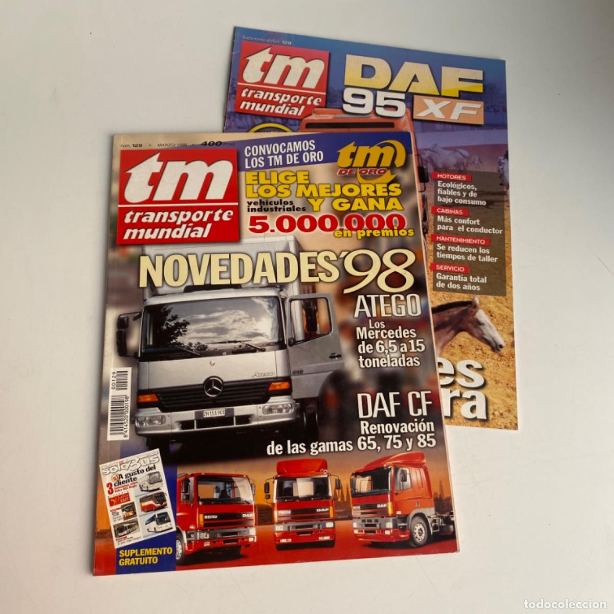 Carros: REVISTA CAMION TM TRANSPORTE MUNDIAL N&ordm; 129 con suplemento