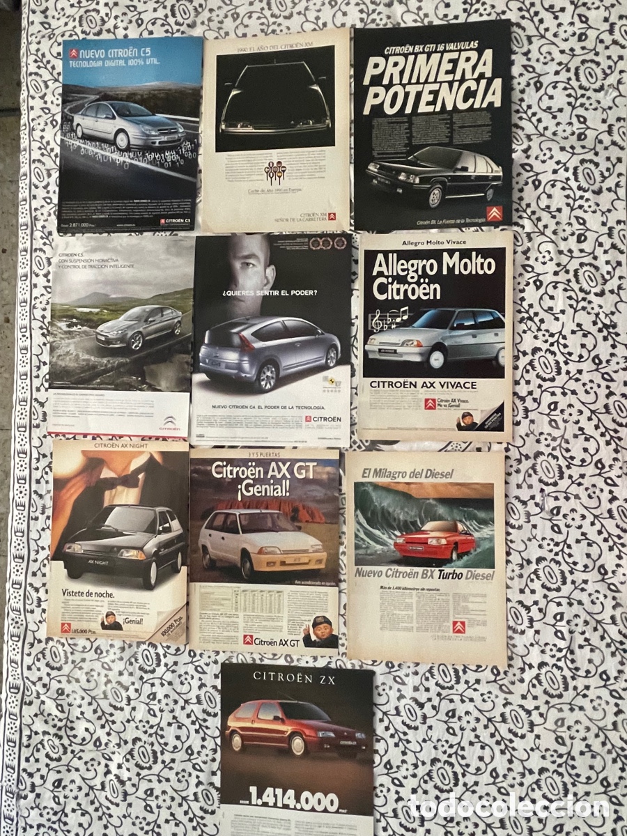 Coches: Hojas de publicidad de CITROEN