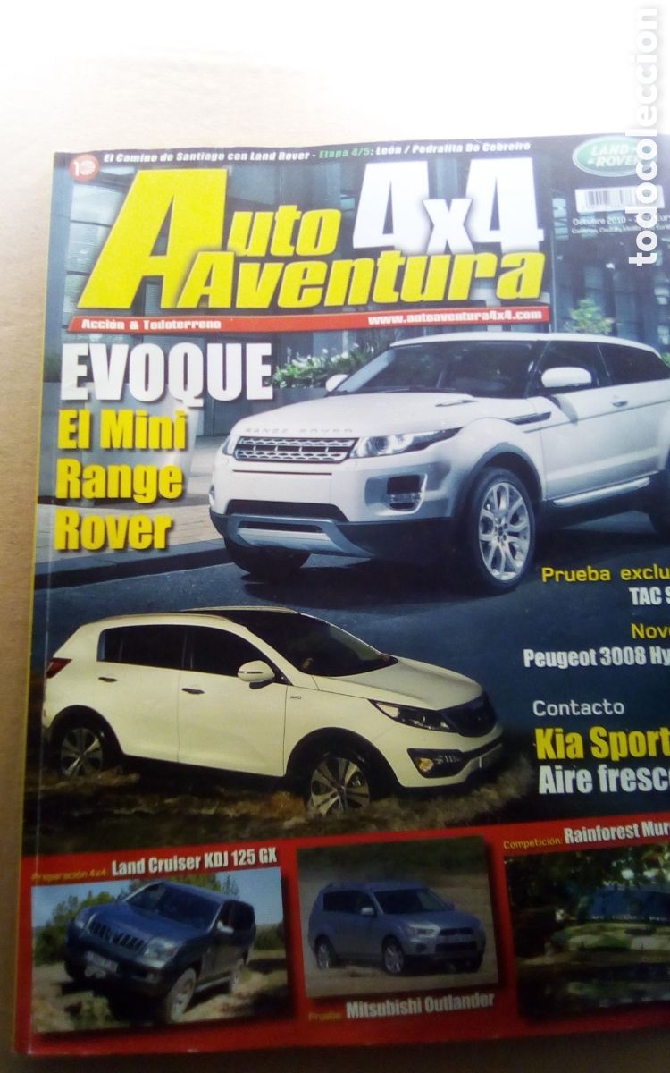Carros: Revista auto aventura 4x4. N&deg; 27, octubre 2010.