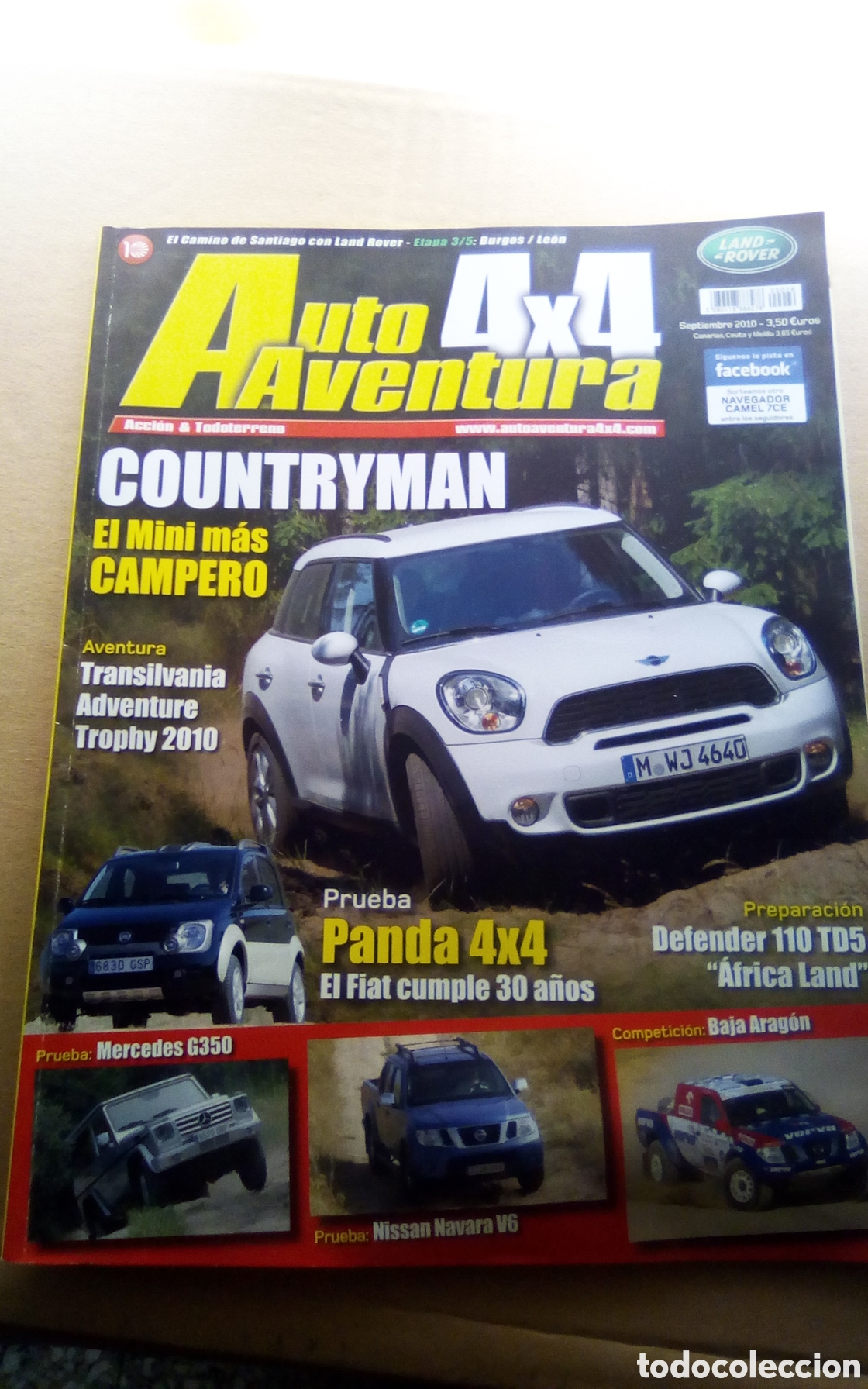 Carros: Revista auto aventura 4x4. N&deg; 26, septiembre 2010.