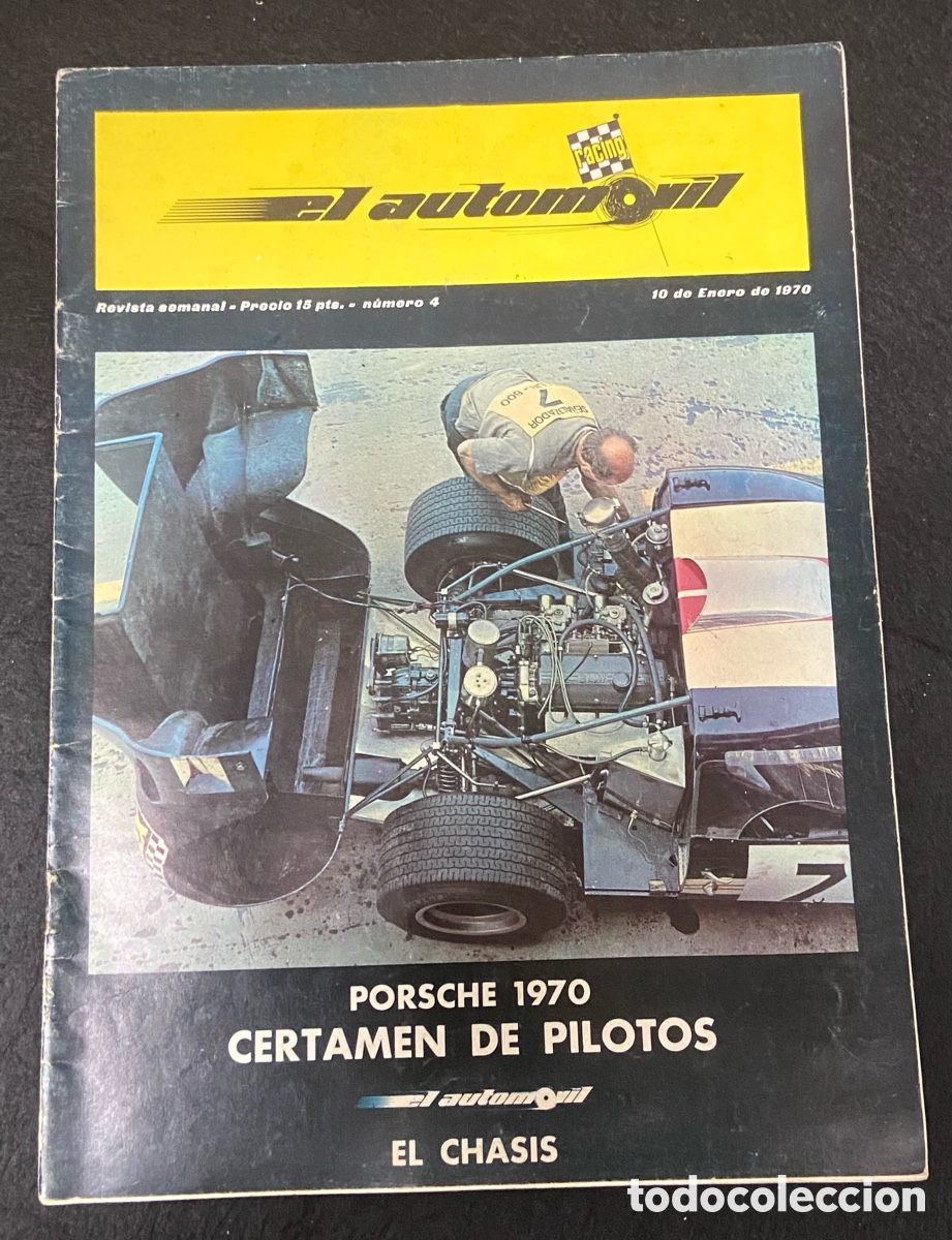 Voitures: REVISTA EL AUTOM&Oacute;VIL RACING N&Uacute;MERO 4 10 ENERO 1970 VER SUMARIO.