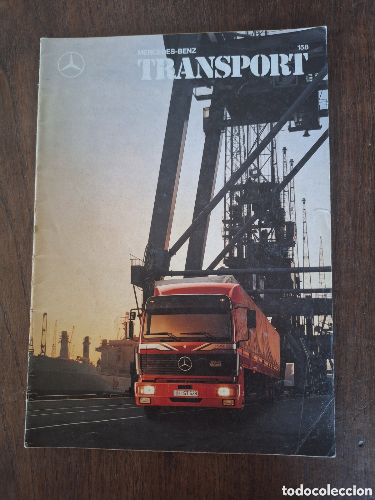 Voitures: Revista transport n. 158 de 1988 camion Mercedes benz