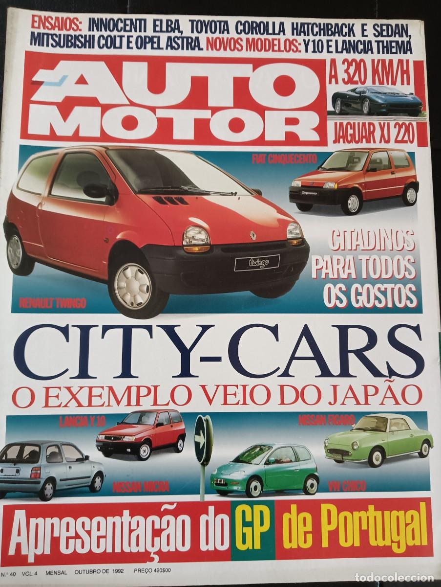 Coches: 1992 REVISTA AUTO MOTOR - CITY CARS , JAGUAR XJ220 , GP DE PORTUGAL