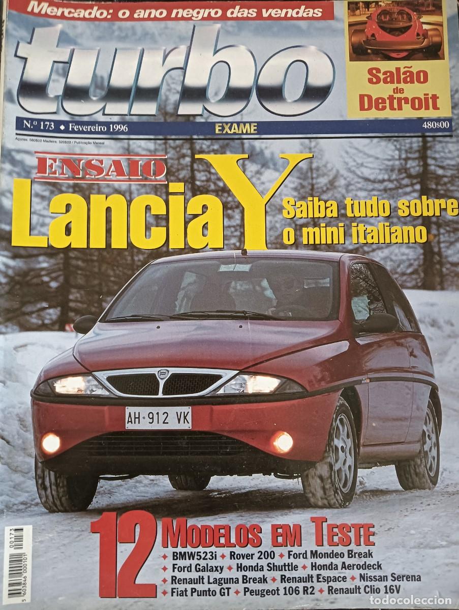 Coches: 1996 REVISTA TURBO - LANCIA Y , 12 MODELOS EN TESTE , ROVER 200 , HONDA AERODECK , FIAT PUNTO