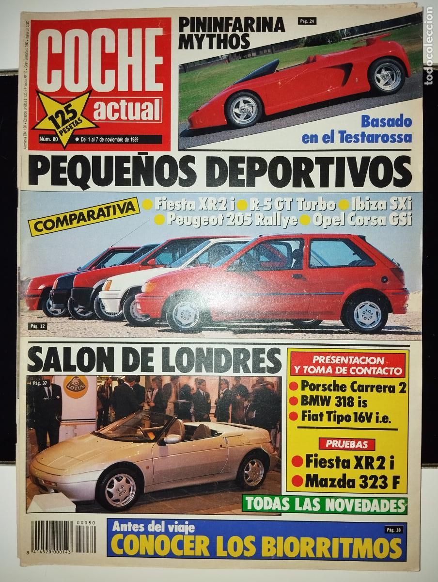 Voitures: REVISTA COCHE ACTUAL N 80 // A&Ntilde;OS 89