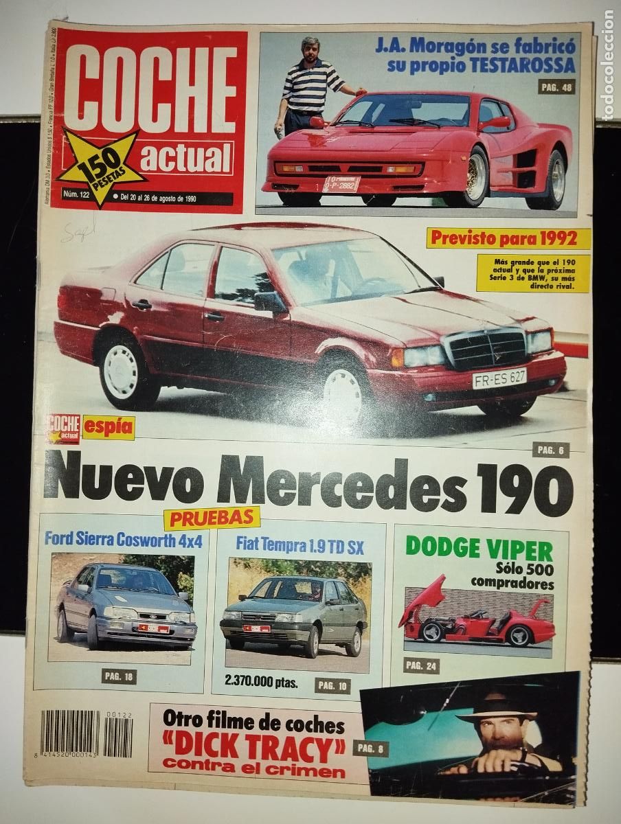 Coches: REVISTA COCHE ACTUAL N 122 mercedes // A&Ntilde;OS 90