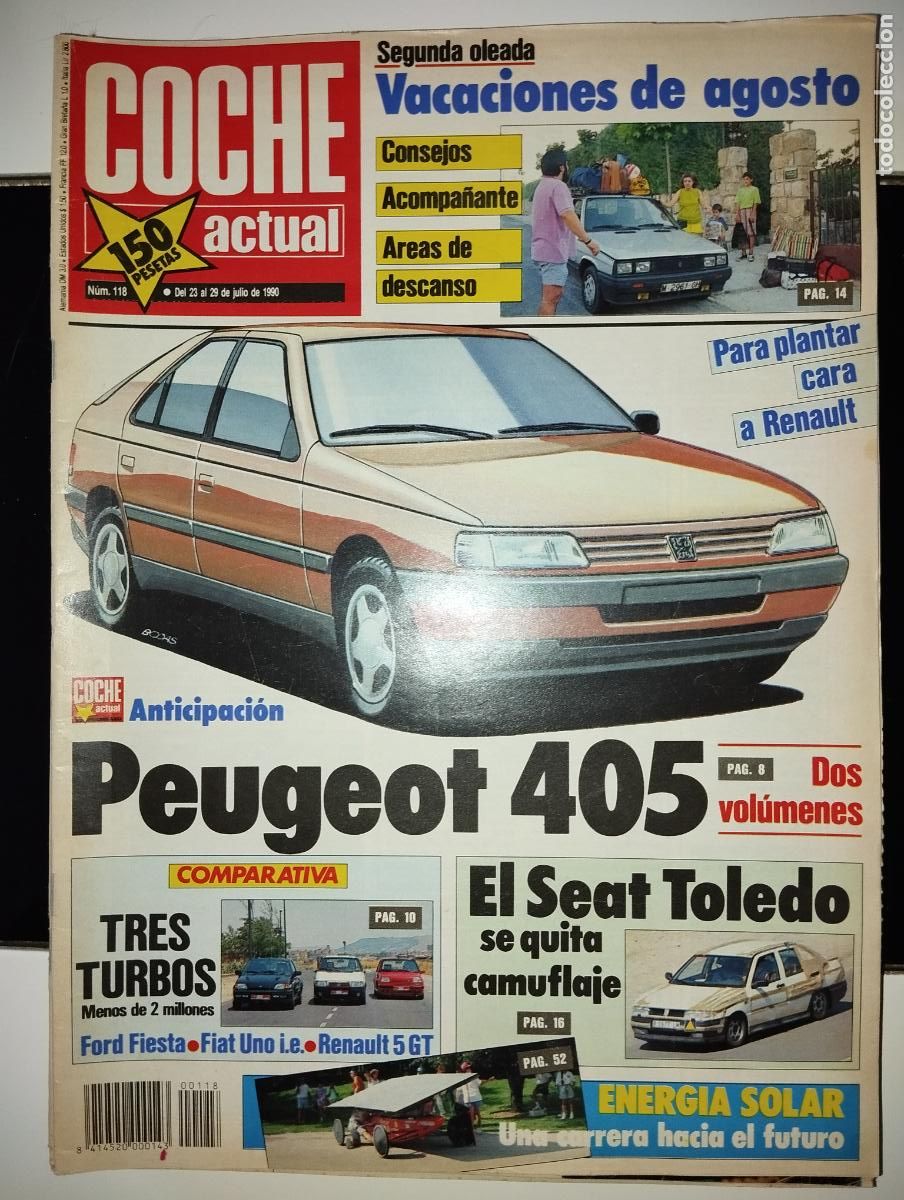 Cars: REVISTA COCHE ACTUAL N 118 renault // A&Ntilde;OS 90