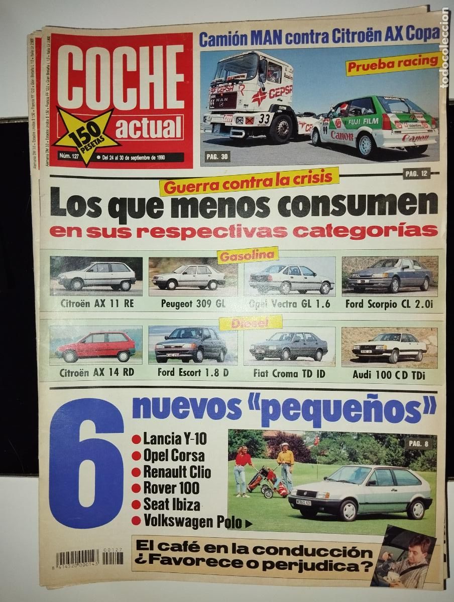 Autos: REVISTA COCHE ACTUAL N&ordm; 127 // A&Ntilde;OS 90