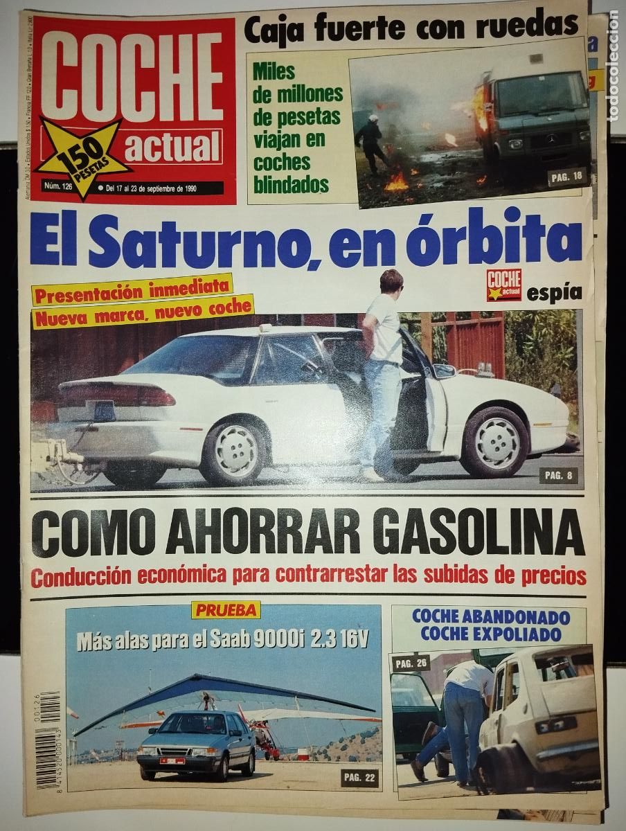 Coches: REVISTA COCHE ACTUAL N&ordm; 126 // A&Ntilde;OS 90