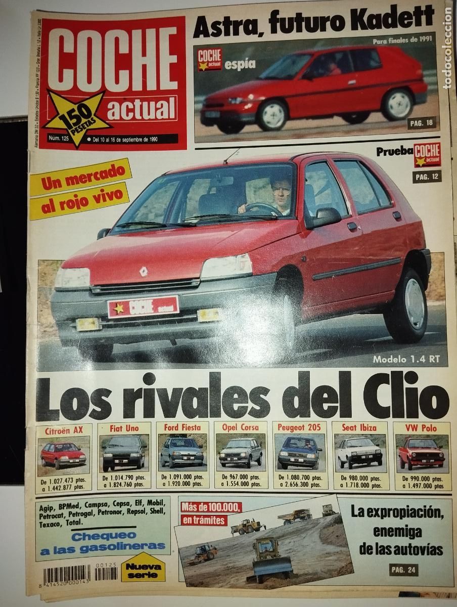 Coches: REVISTA COCHE ACTUAL N&ordm; 125 // A&Ntilde;OS 90
