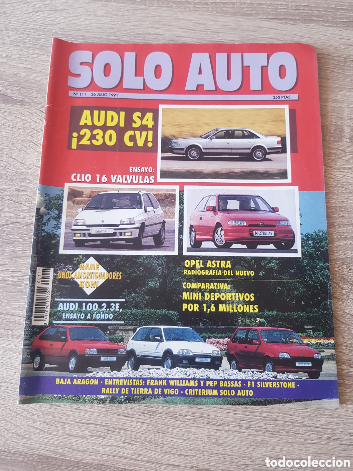 Cars: Solo Auto N 211 1991 94 P&aacute;ginas