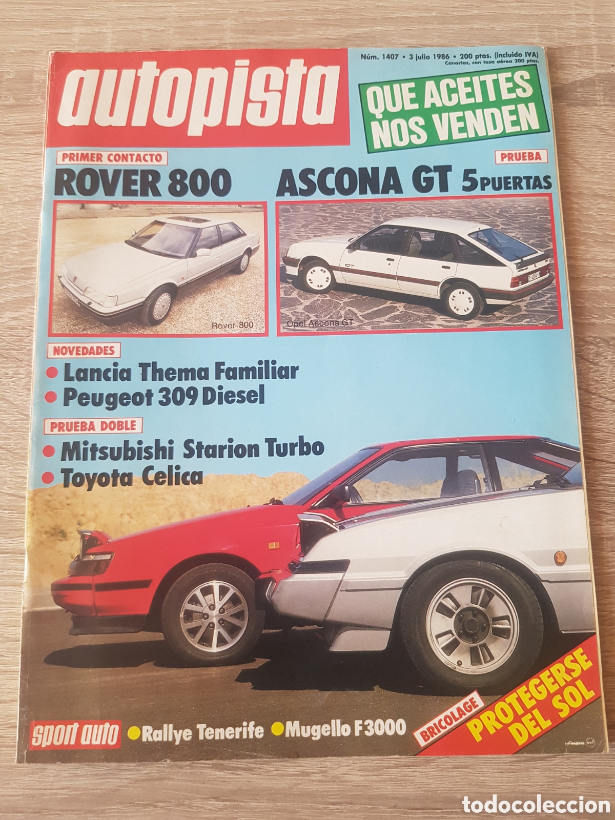 Voitures: Autopista N 1407 Julio 1986 74 p&aacute;ginas