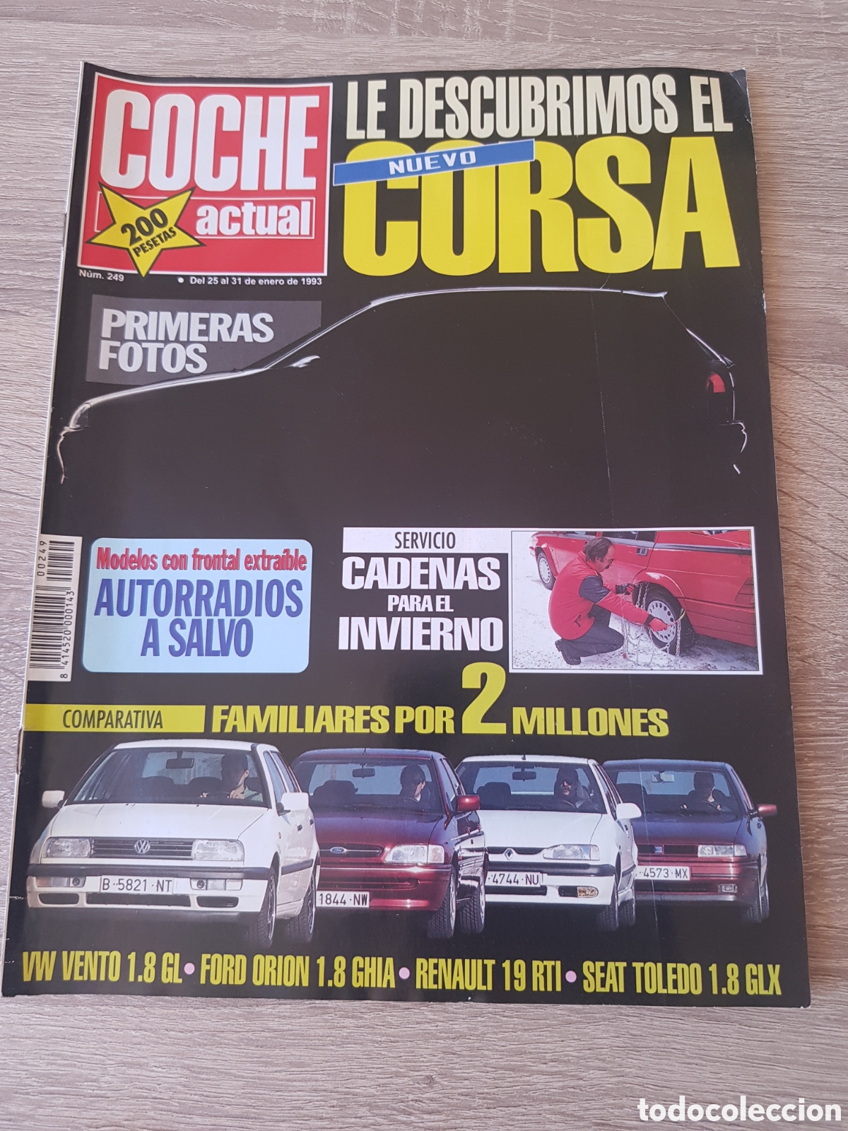 Voitures: Revista Coche Actual N249 1993 58 P&aacute;ginas