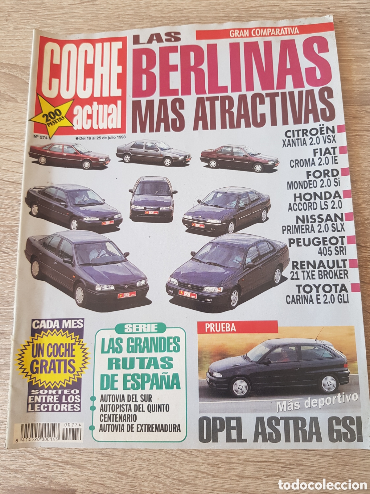 Voitures: Revista Coche Actual N 274 Julio 1993