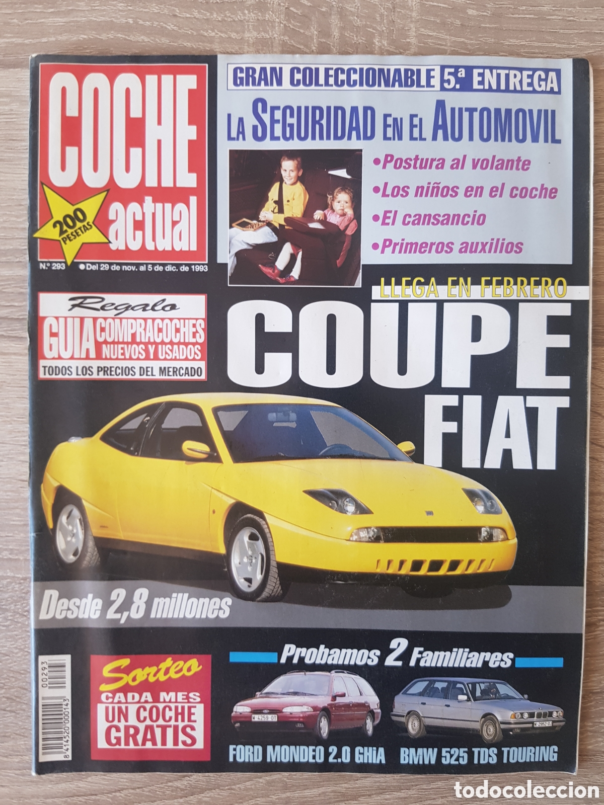 Voitures: Revista Coche Actual N 293 A&ntilde;o 1993 106 P&aacute;ginas