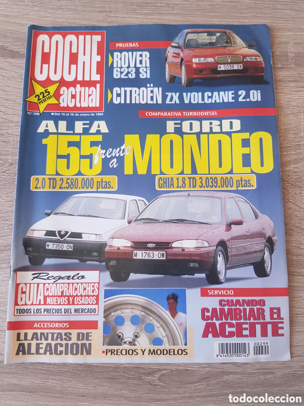 Voitures: Revista Coche Actual N 299 1994 78 P&aacute;ginas