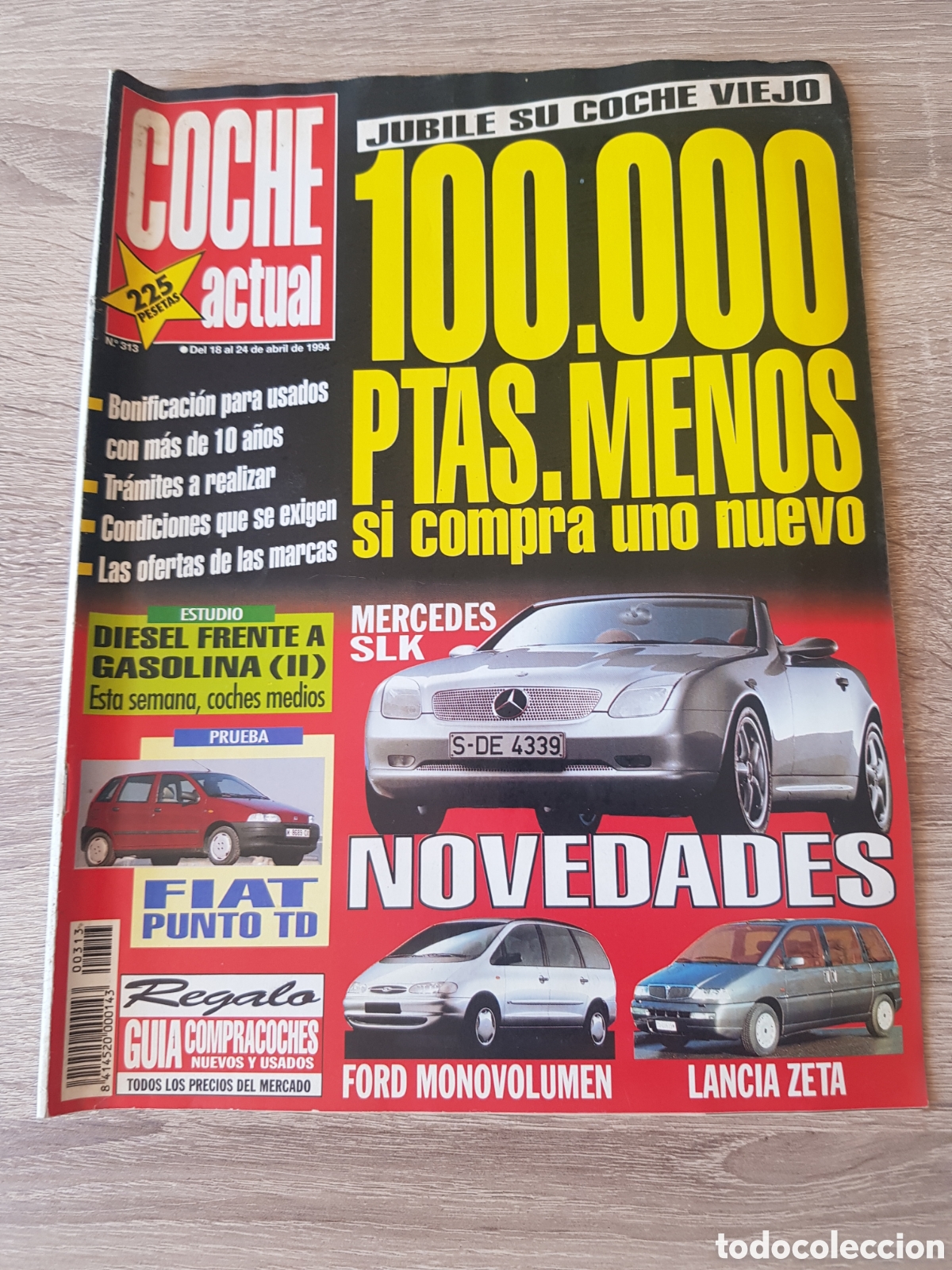 Voitures: Revista Coche Actual N 313 1994 78 P&aacute;ginas