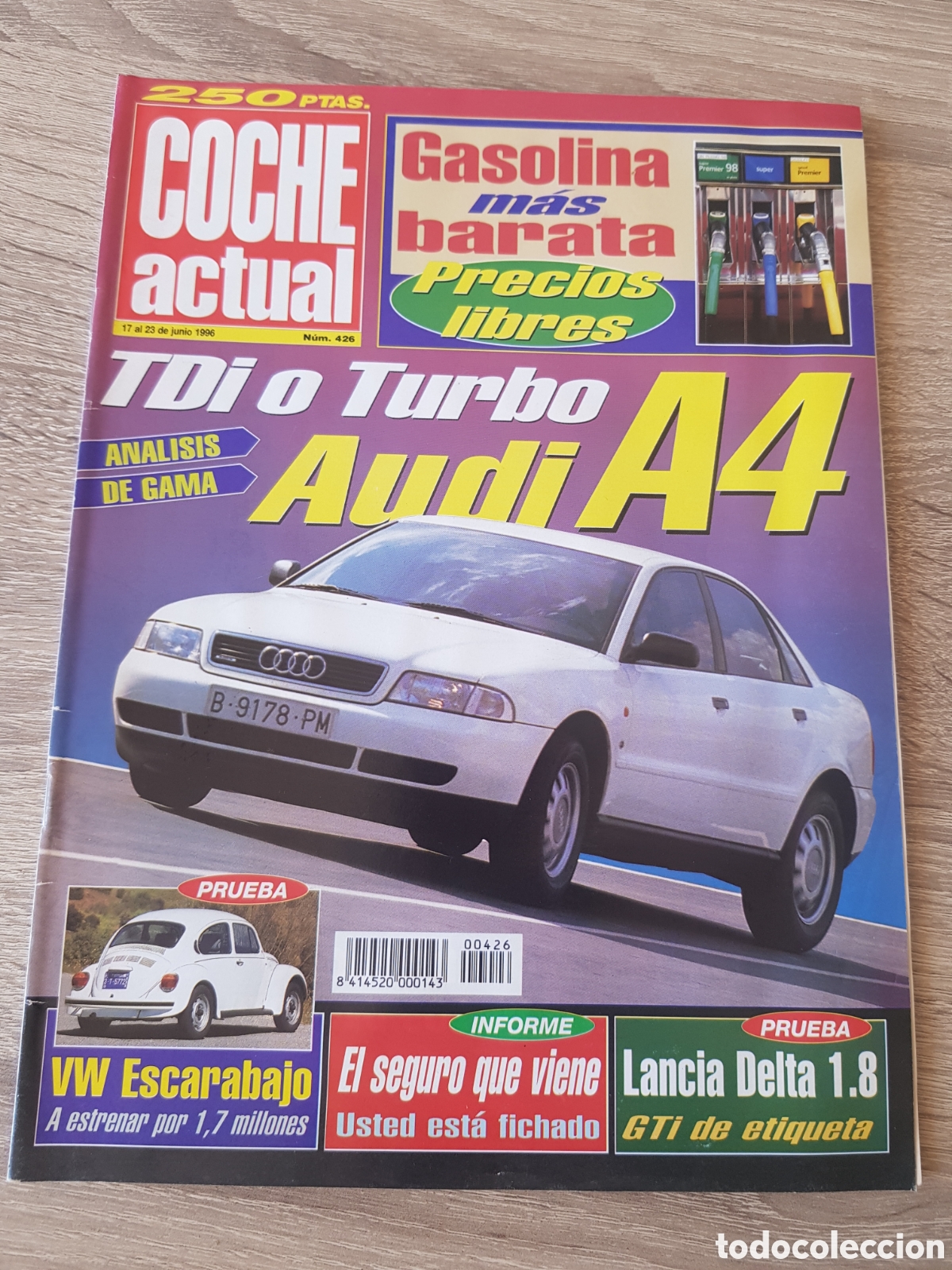 Voitures: Revista Coche Actual N 426 Junio 1996 202 p&aacute;ginas m&aacute;s 100 P&aacute;ginas suplemento gu&iacute;a compradores