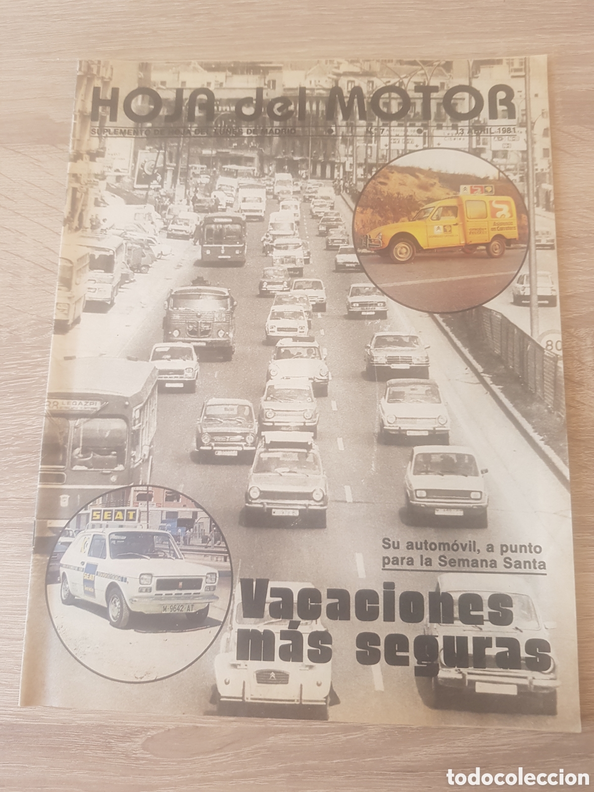 Voitures: Hoja del Motor Suplemento N 7 1981 13 Abril 23 p&aacute;ginas
