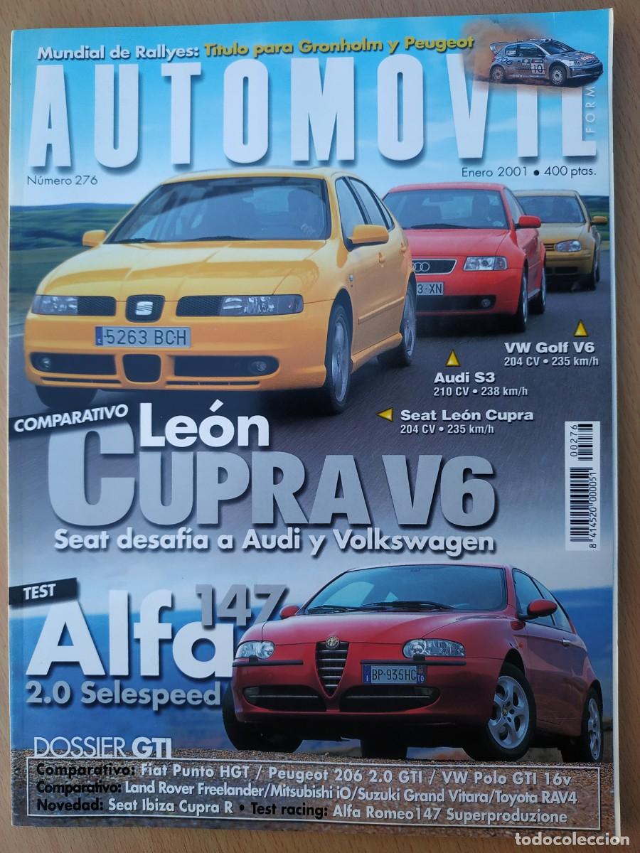 Autos: REVISTA AUTOMOVIL 276 : SEAT IBIZA CUPRA R - ALFA 147 - MARCUS GRONHOLM POSTER