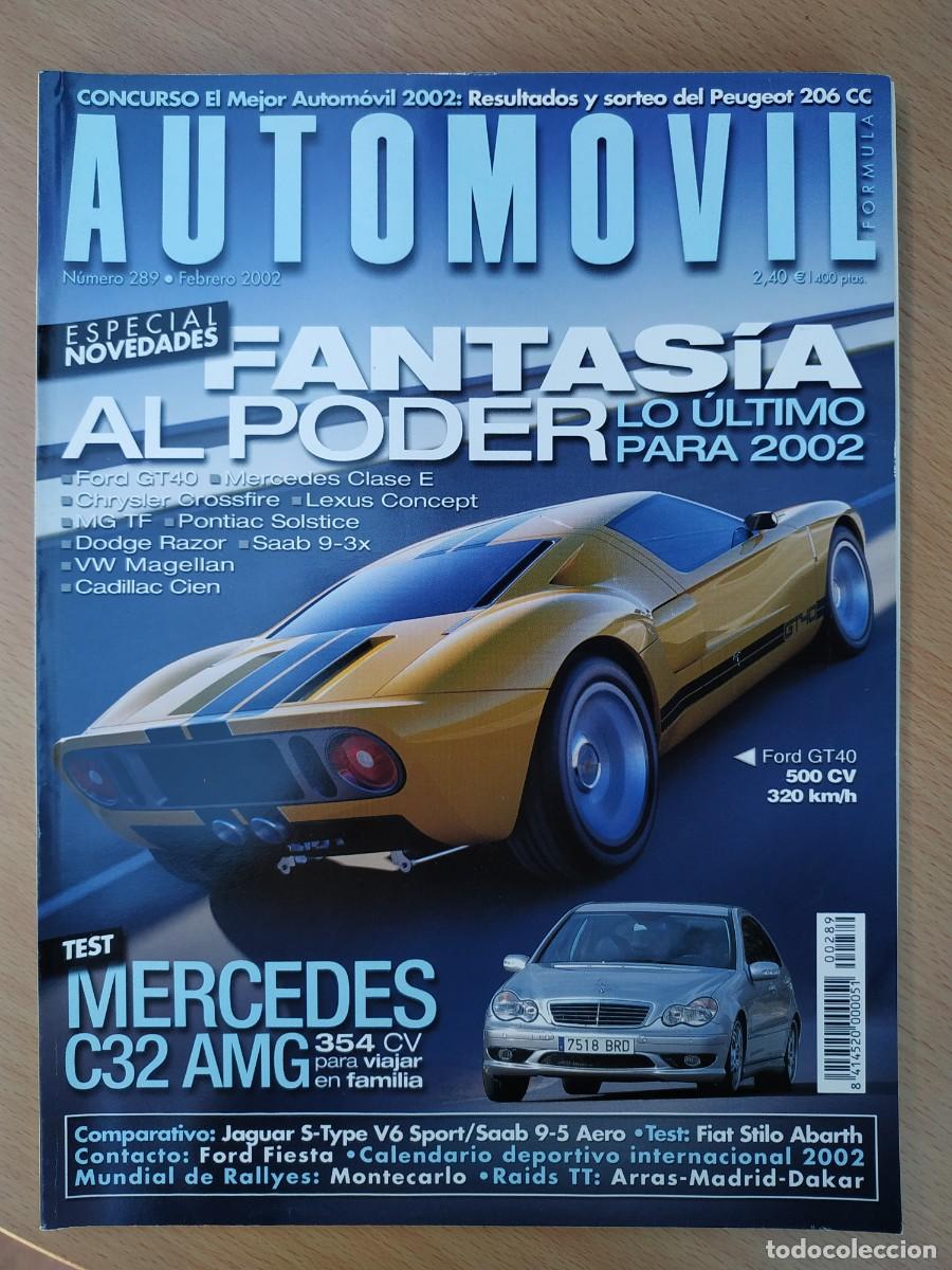 Autos: REVISTA AUTOMOVIL 289 : MERCEDES C32 AMG - BMW 745 - SALON DETROIT - POSTER GANADORES 24 H LE MANS