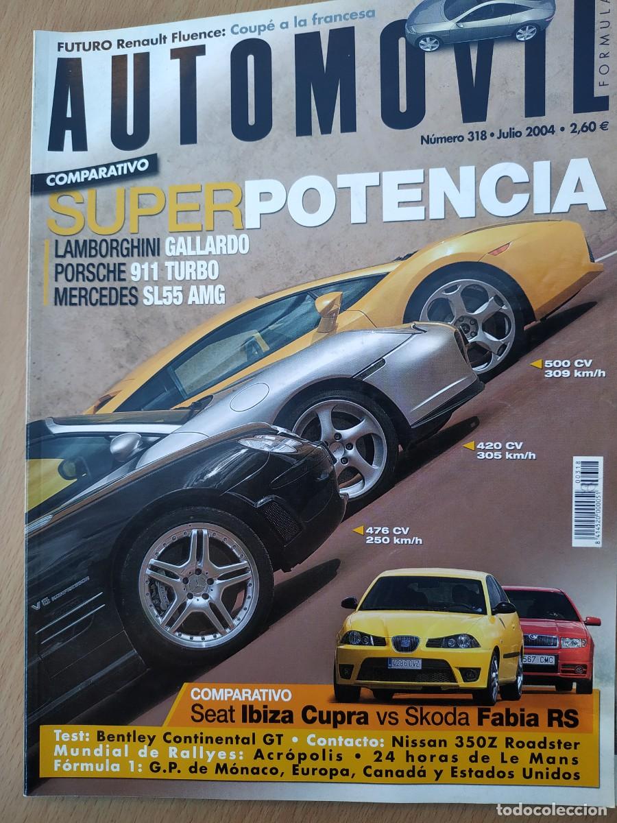 Coches: REVISTA AUTOMOVIL 318 : BENTLEY CONTINENTAL GT - NISSAN 350 Z - RENAULT FLUENCE - SEBASTIAN LOEB