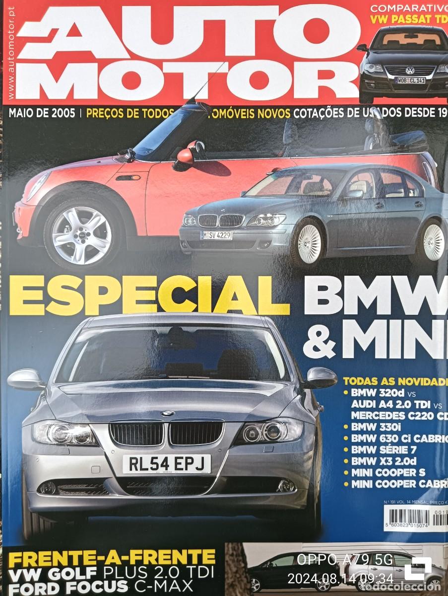 Coches: 2005 REVISTA AUTO MOTOR - ESPECIAL BMW & MINI - GOLF VS FOCUS