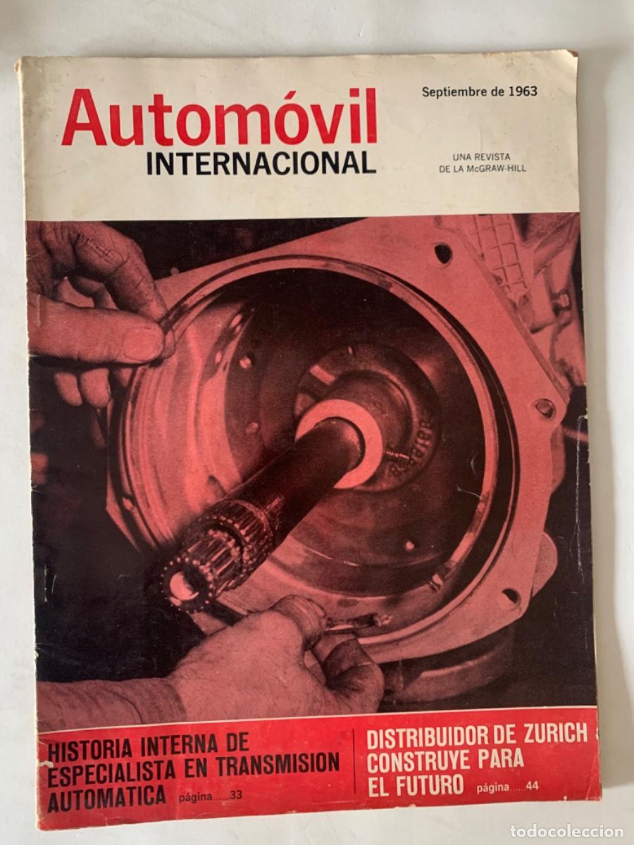 Carros: Revista autom&oacute;vil internacional septiembre 1963