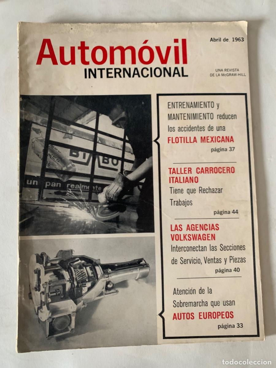 Carros: Revista automovil internacional abril 1963