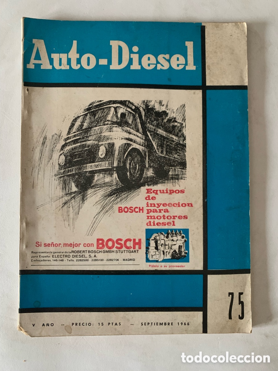 Carros: Revista auto-diesel n&deg; 75 septiembre 1966