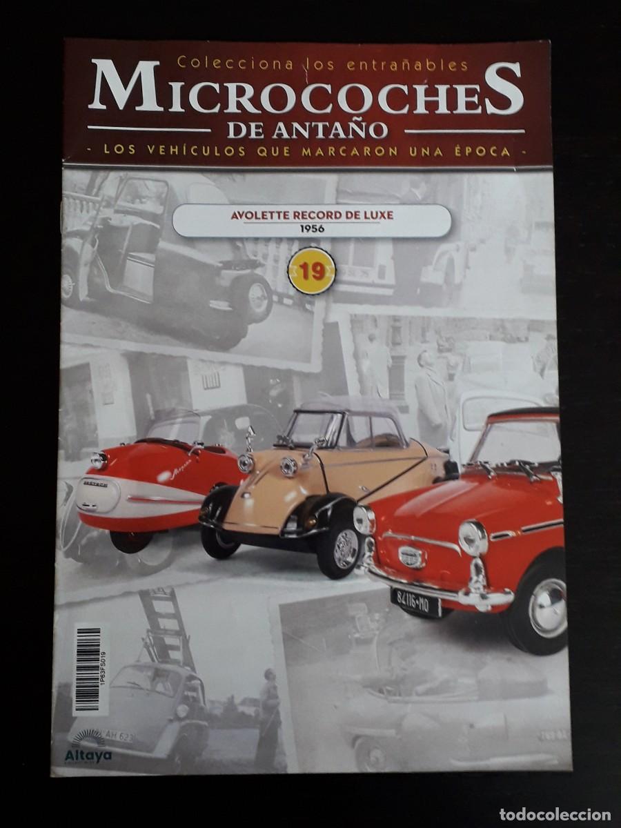 Autos: FASCICULO N&ordm; 19 MICROCOCHES DE ANTA&Ntilde;O - AVOLETTE RECORD DE LUXE - SOLO FASCICULO NO COCHE MINIATURA
