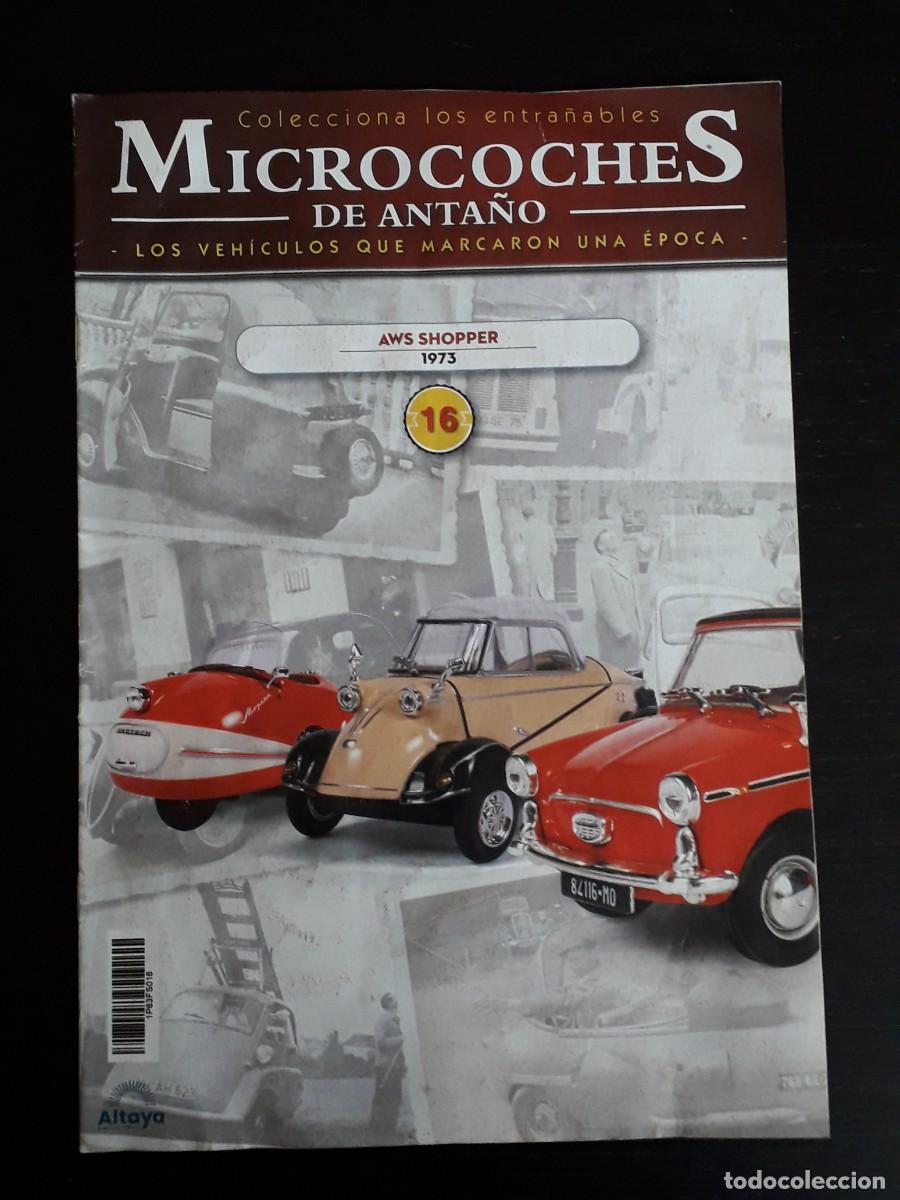 Autos: FASCICULO N&ordm; 16 MICROCOCHES DE ANTA&Ntilde;O - AWS SHOPPER 1973 - SOLO REVISTA NO MICRO COCHE MINIATURA