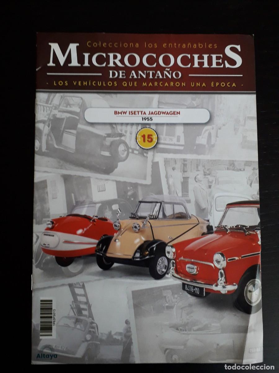 Coches: FASCICULO N&ordm; 15 MICROCOCHES DE ANTA&Ntilde;O - BMW ISETTA JAGDWAGEN - SOLO REVISTA NO MICRO COCHE MINIATURA